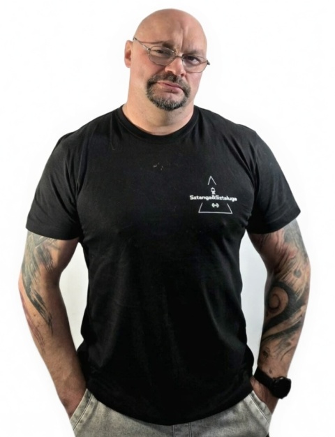 Rozmiar XL – RiO czarna koszulka z mocnym hasłem | XL Męska